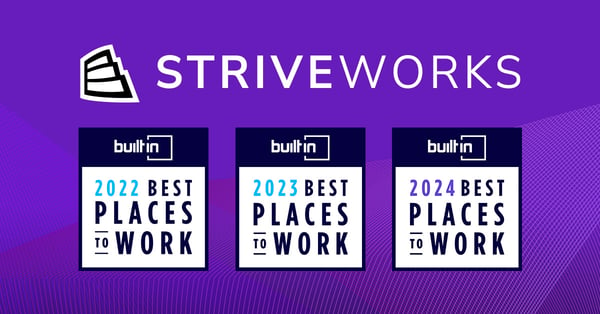 Built In Honors Striveworks in Its 2024 Best Places to Work Awards