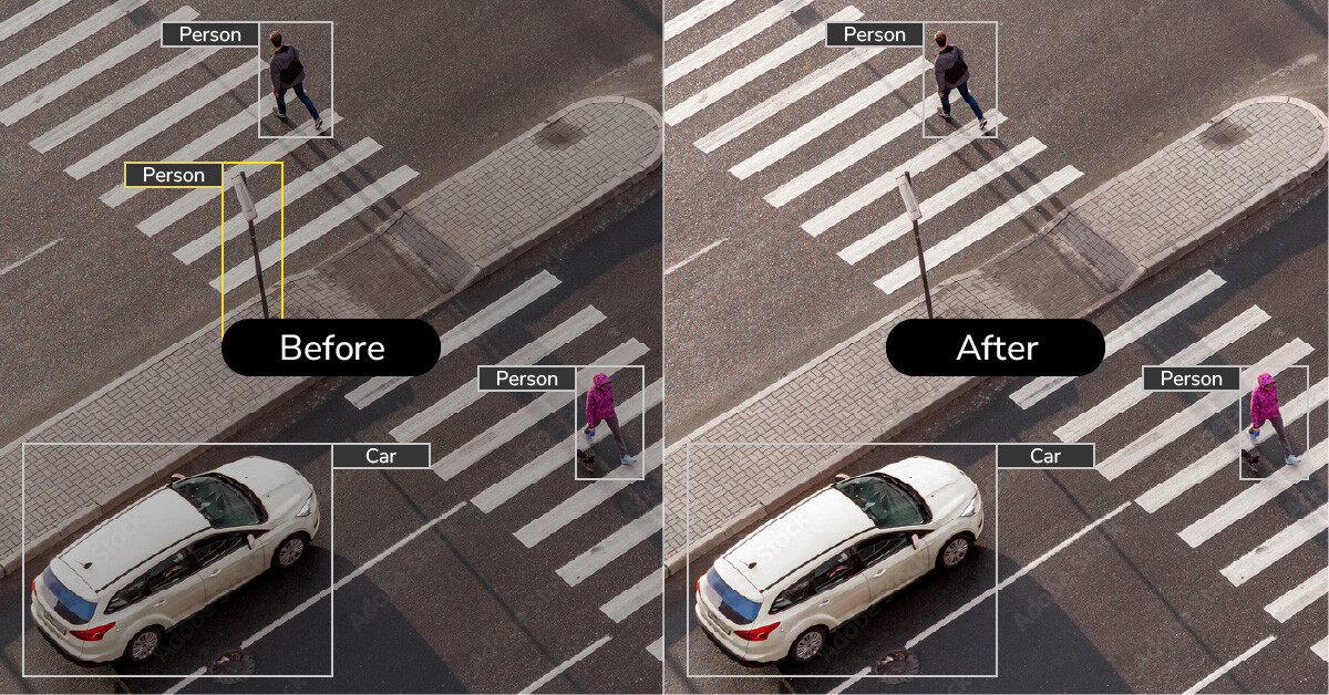 Model remediation before and after