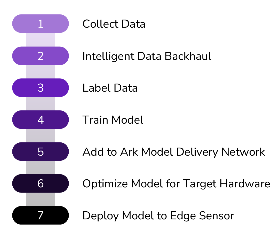 The 7 steps of the Ark workflow